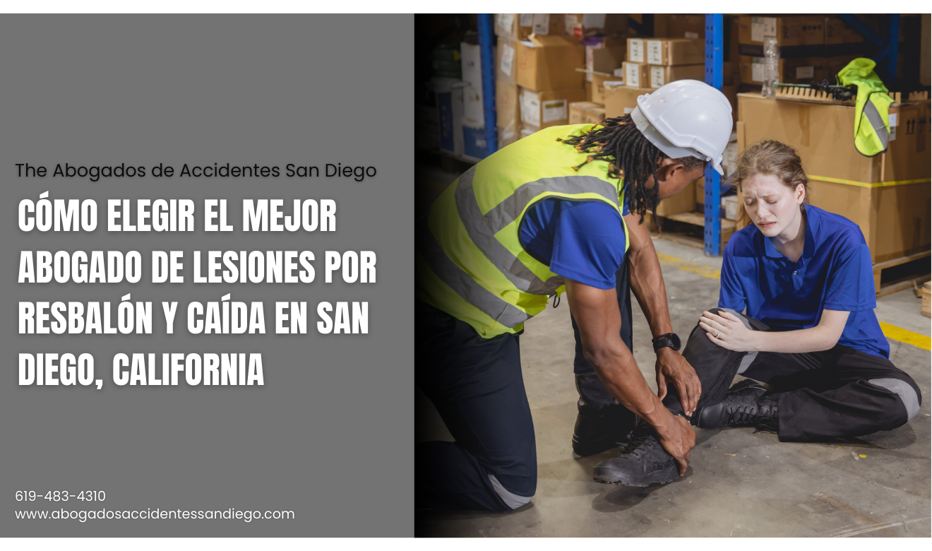 abogado lesiones resbalón y caída San Diego