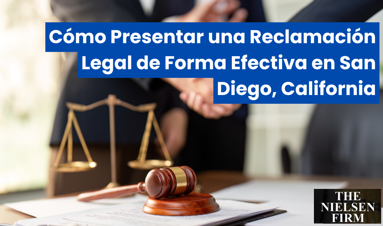 guía de pasos para reclamación legal San Diego