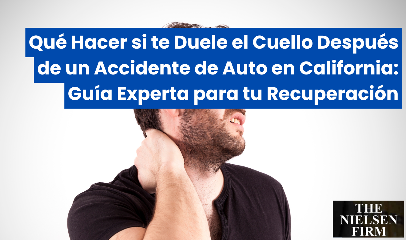 me duele el cuello después de un accidente de auto