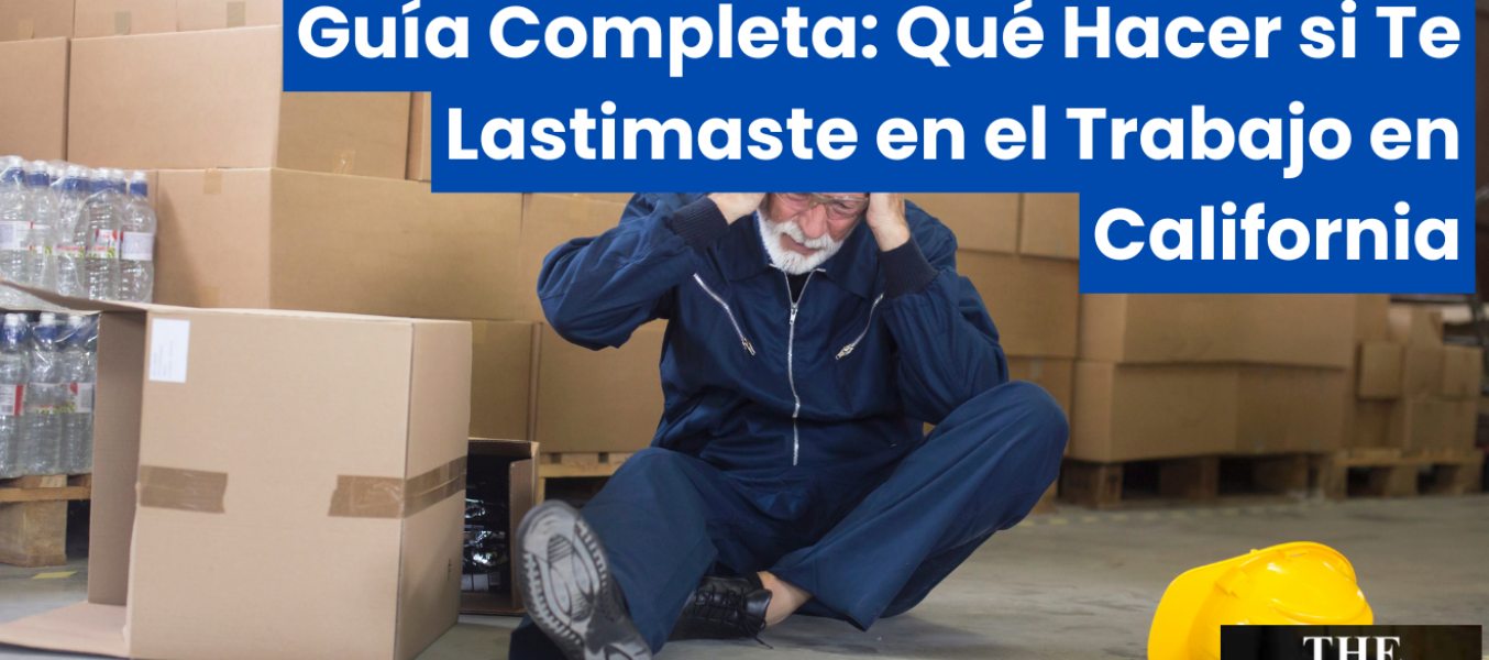 Guía Completa: Qué Hacer si Te Lastimaste en el Trabajo en California