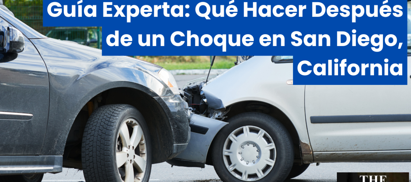 Guía Experta: Qué Hacer Después de un Choque en San Diego, California