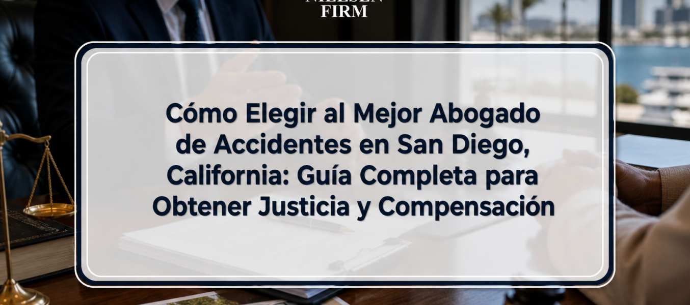 Cómo Elegir al Mejor Abogado de Accidentes en San Diego, California: Guía Completa para Obtener Justicia y Compensación