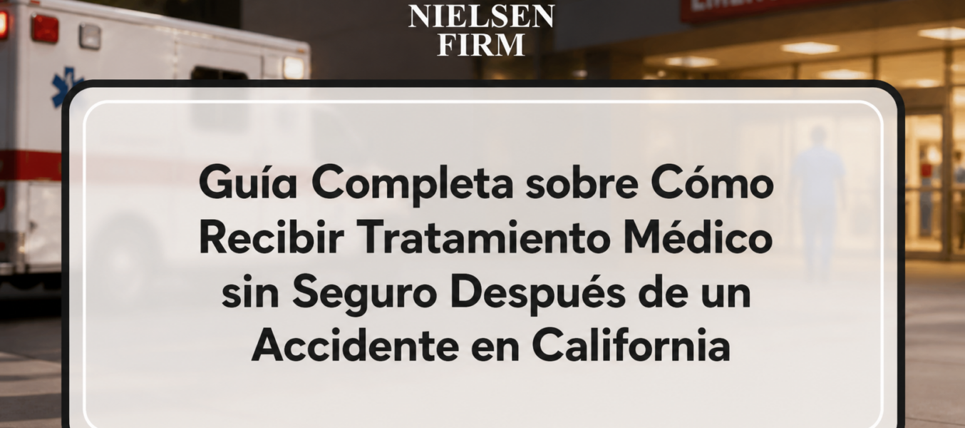 Guía Completa sobre Cómo Recibir Tratamiento Médico sin Seguro Después de un Accidente en California